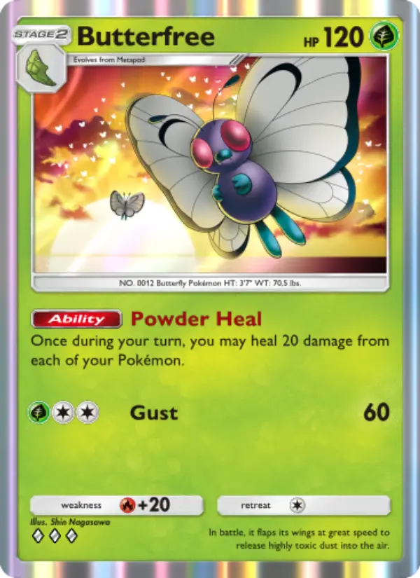 Butterfree Rare rarity Genetic Apex Pokémon card price