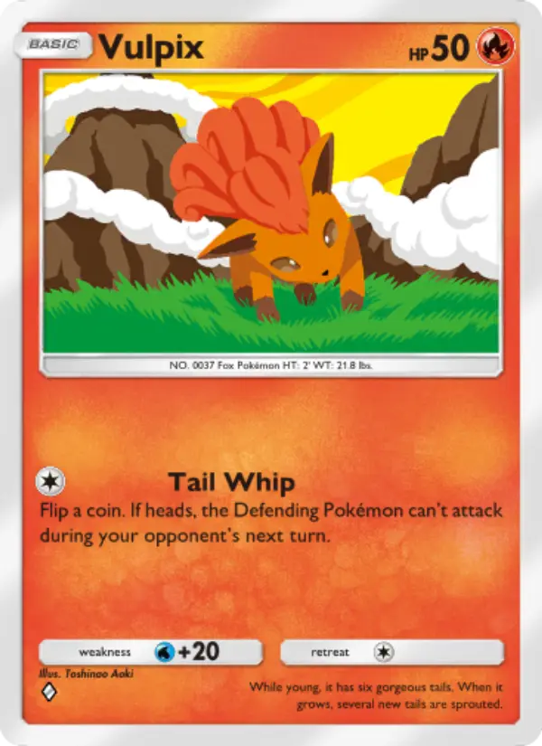 Vulpix Rare rarity Genetic Apex Pokémon card price