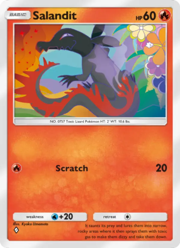 Salandit Rare rarity Genetic Apex Pokémon card price