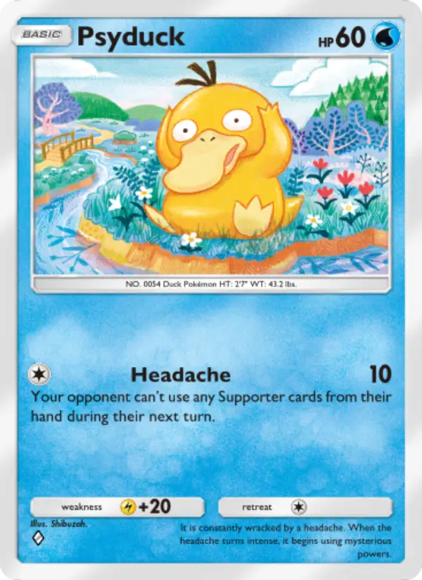 Psyduck Rare rarity Genetic Apex Pokémon card price