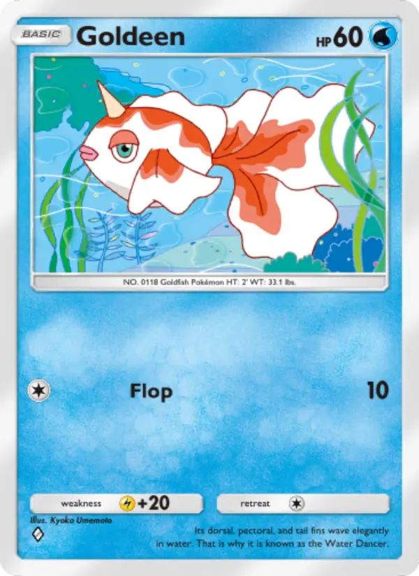Goldeen Rare rarity Genetic Apex Pokémon card price