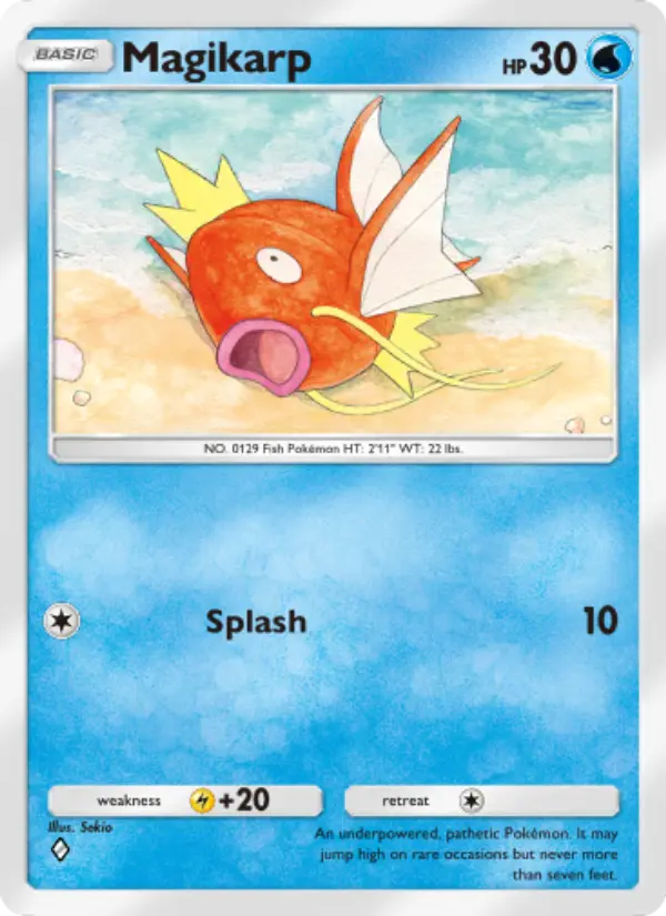 Magikarp Rare rarity Genetic Apex Pokémon card price