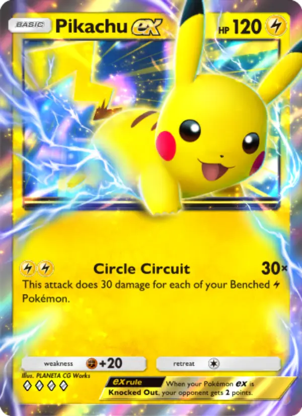 Pikachu ex Rare rarity Genetic Apex Pokémon card price