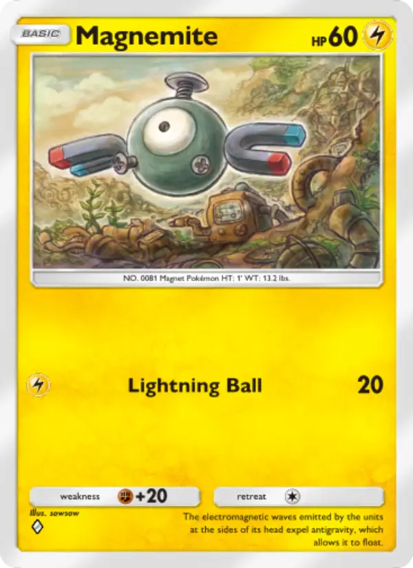 Magnemite Rare rarity Genetic Apex Pokémon card price