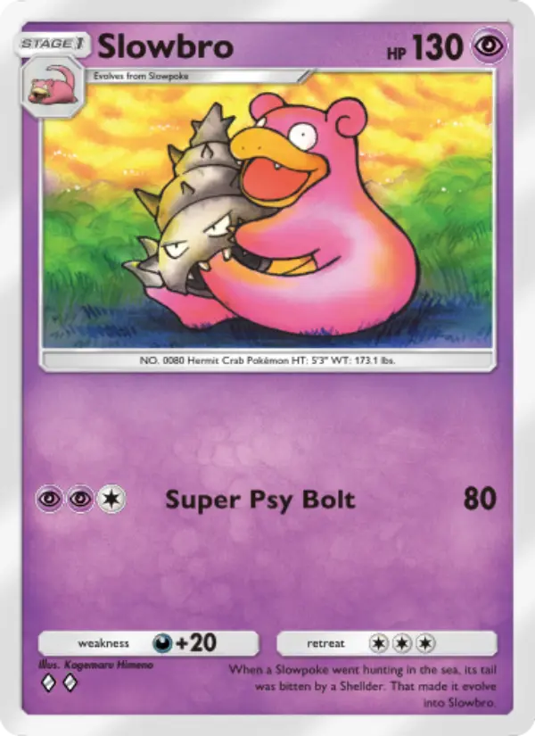 Slowbro Rare rarity Genetic Apex Pokémon card price
