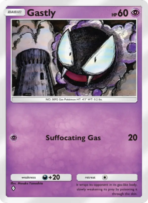 Gastly Rare rarity Genetic Apex Pokémon card price