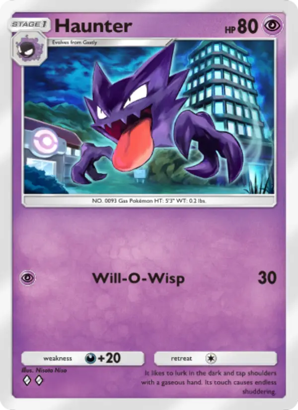 Haunter Rare rarity Genetic Apex Pokémon card price