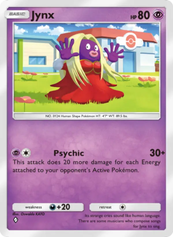 Jynx Rare rarity Genetic Apex Pokémon card price