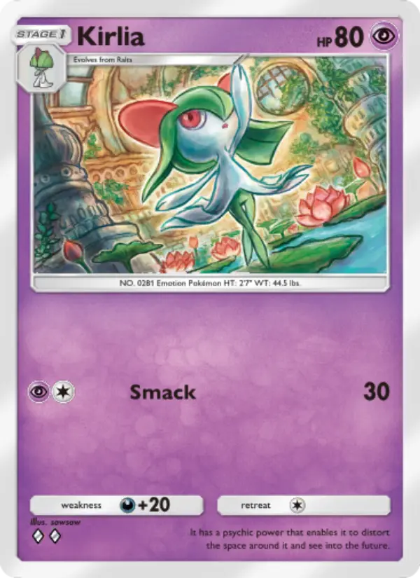 Kirlia Rare rarity Genetic Apex Pokémon card price