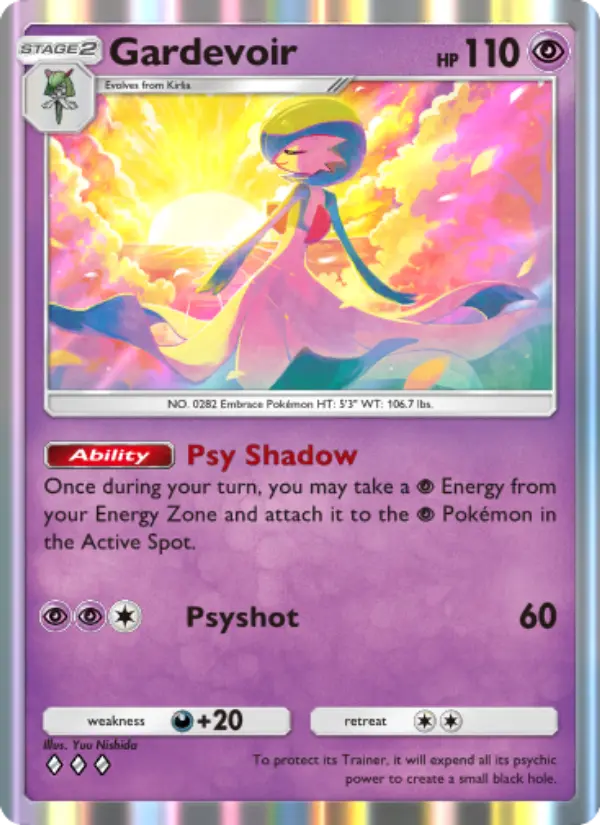 Gardevoir Rare rarity Genetic Apex Pokémon card price