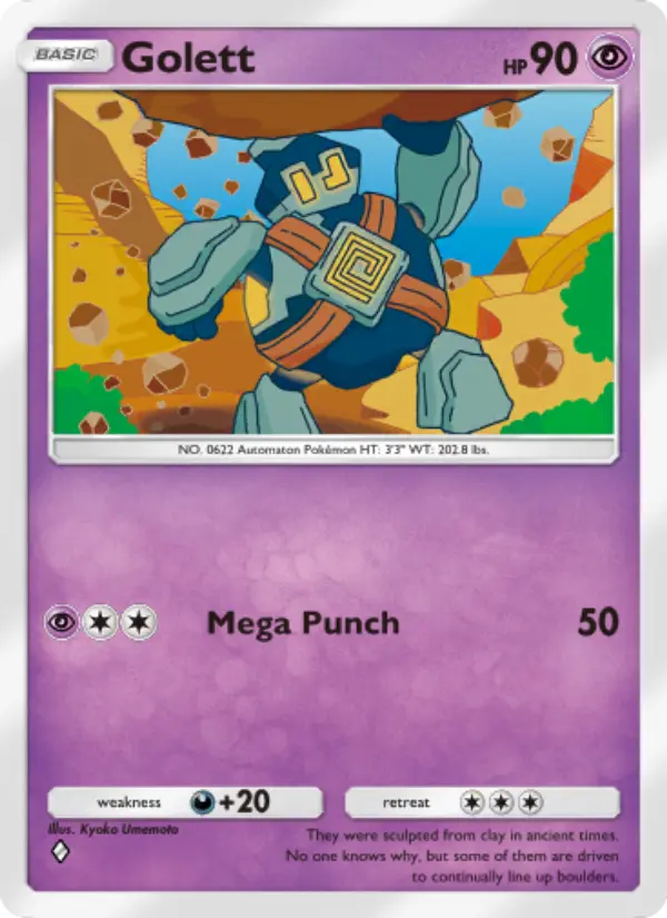 Golett Rare rarity Genetic Apex Pokémon card price