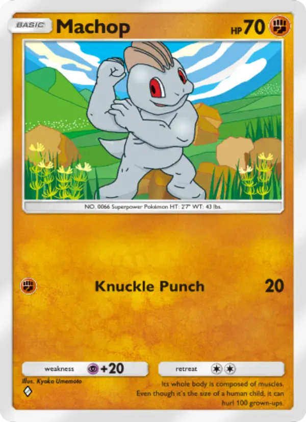Machop Rare rarity Genetic Apex Pokémon card price