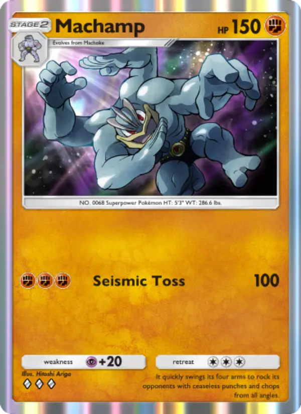Machamp Rare rarity Genetic Apex Pokémon card price