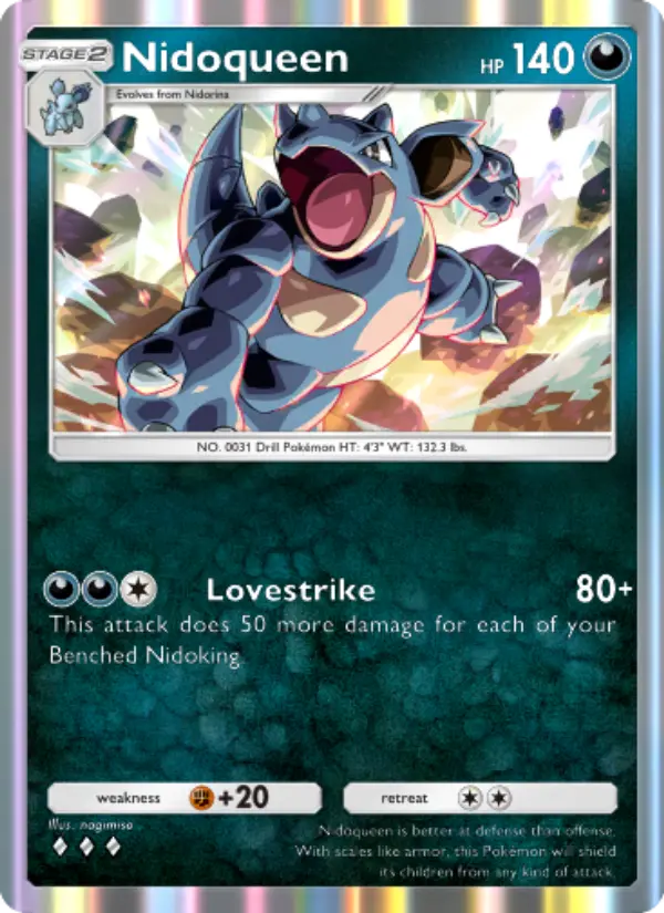 Nidoqueen Rare rarity Genetic Apex Pokémon card price