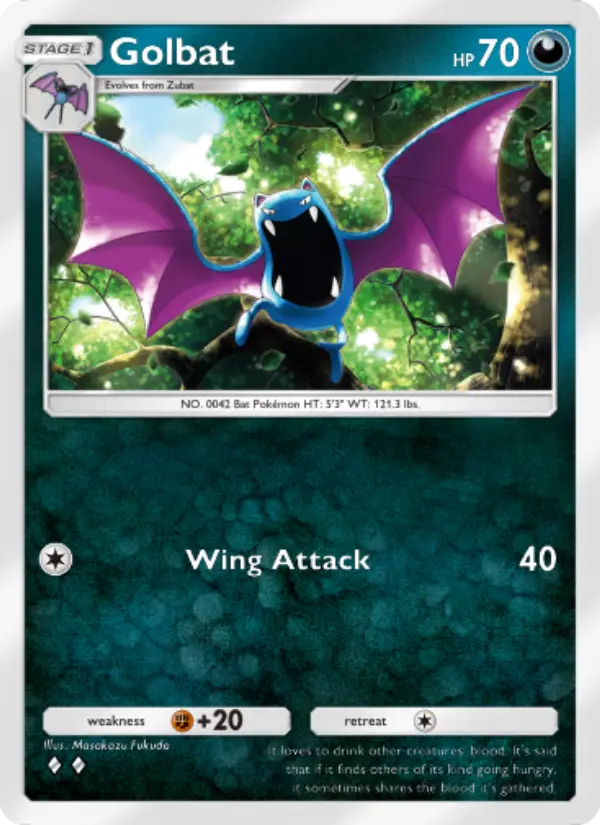 Golbat Rare rarity Genetic Apex Pokémon card price