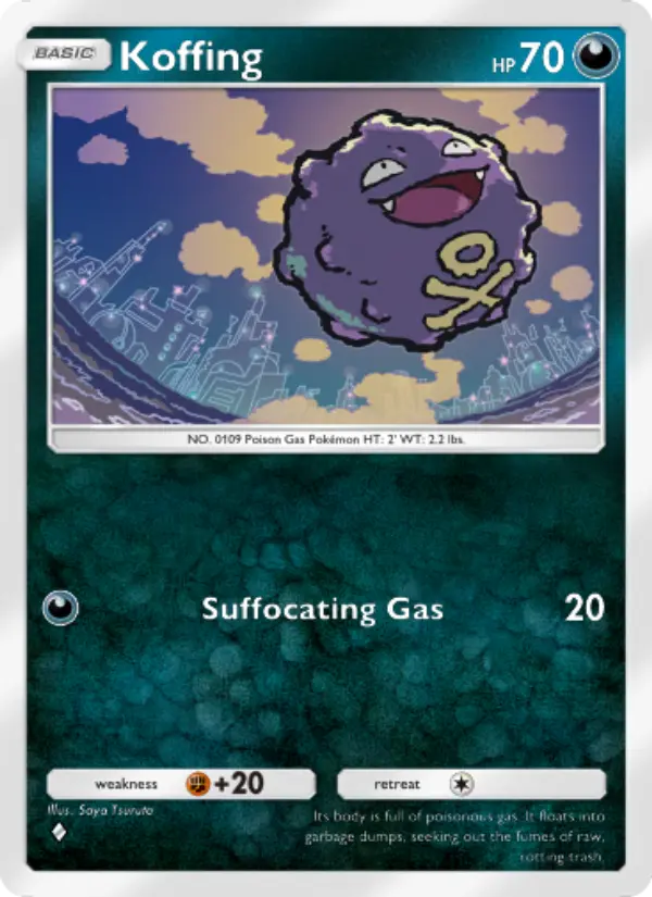 Koffing Rare rarity Genetic Apex Pokémon card price
