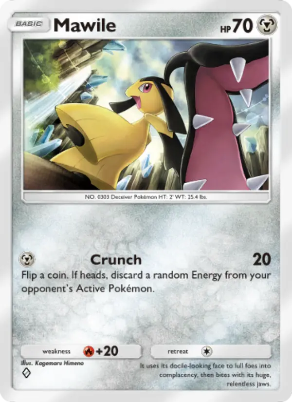 Mawile Rare rarity Genetic Apex Pokémon card price