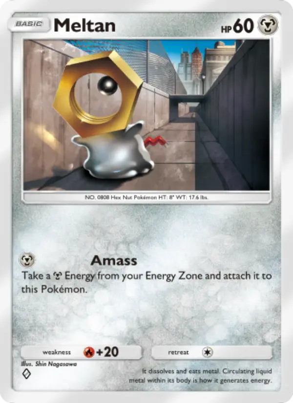 Meltan Rare rarity Genetic Apex Pokémon card price