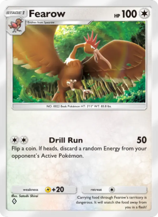 Fearow Rare rarity Genetic Apex Pokémon card price