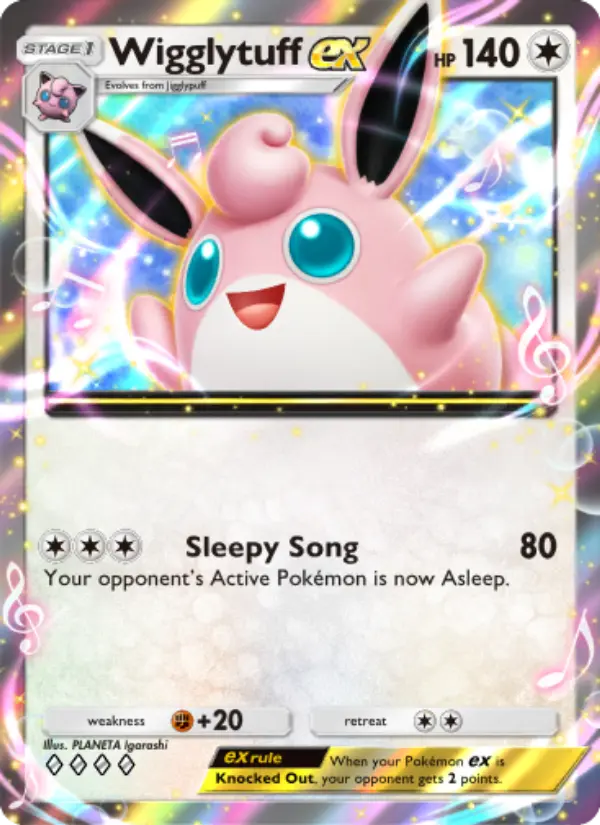Wigglytuff ex Rare rarity Genetic Apex Pokémon card price