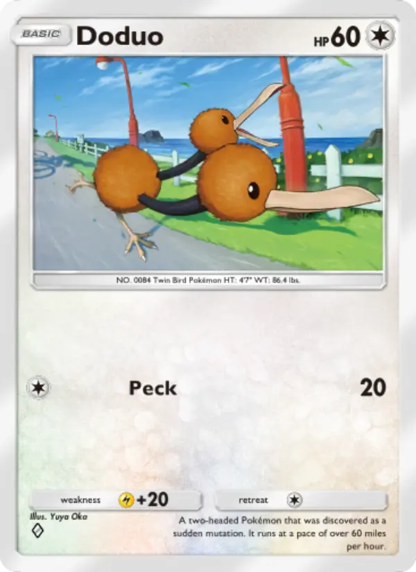 Doduo Rare rarity Genetic Apex Pokémon card price