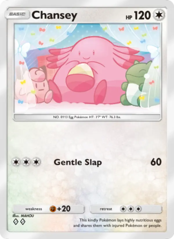 Chansey Rare rarity Genetic Apex Pokémon card price