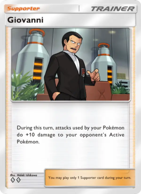 Giovanni Rare rarity Genetic Apex Pokémon card price