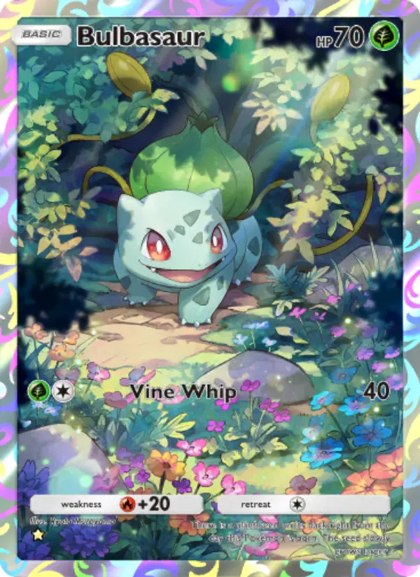 Bulbasaur Secret Rare rarity Genetic Apex Pokémon card price