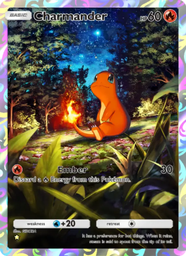 Charmander Secret Rare rarity Genetic Apex Pokémon card price