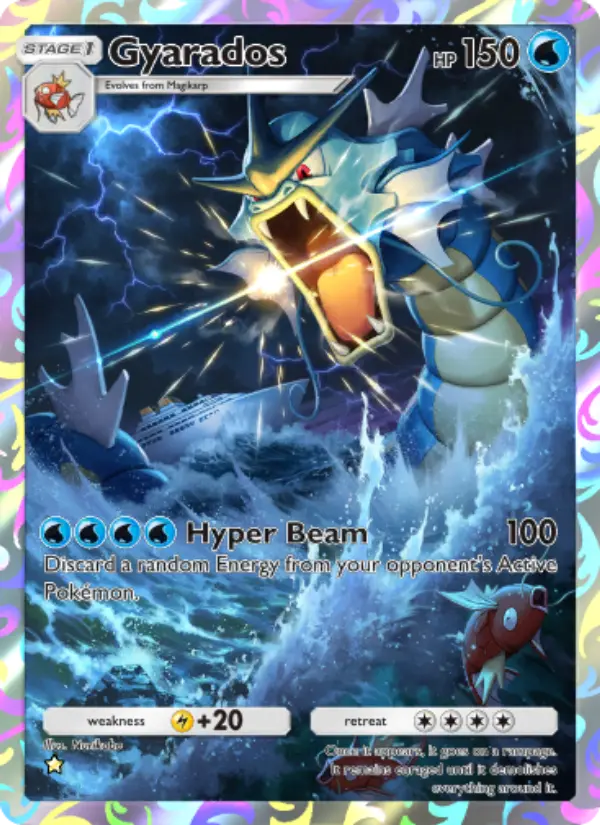 Gyarados Secret Rare rarity Genetic Apex Pokémon card price