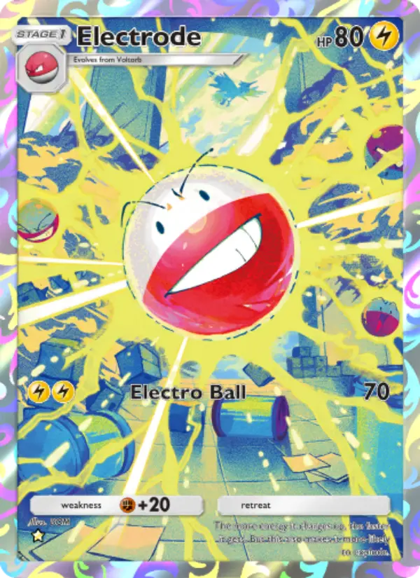 Electrode Secret Rare rarity Genetic Apex Pokémon card price