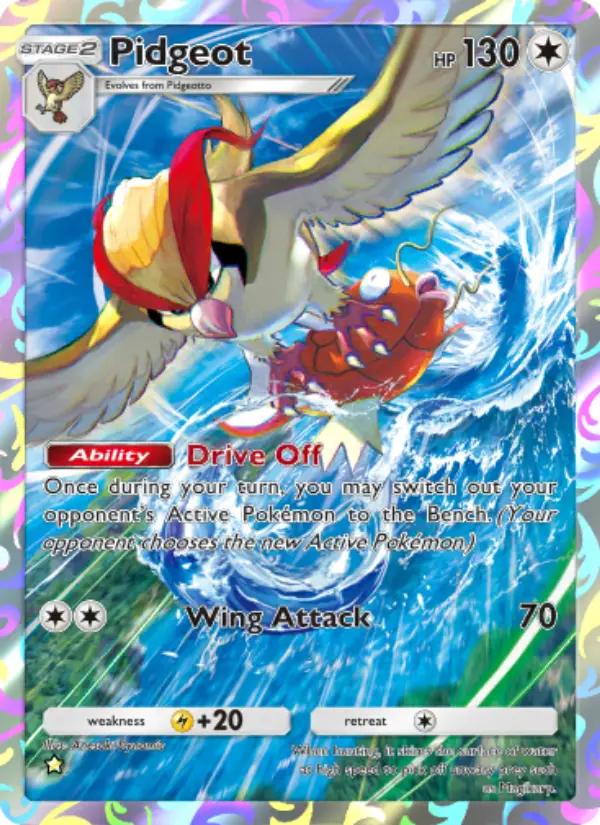 Pidgeot Secret Rare rarity Genetic Apex Pokémon card price