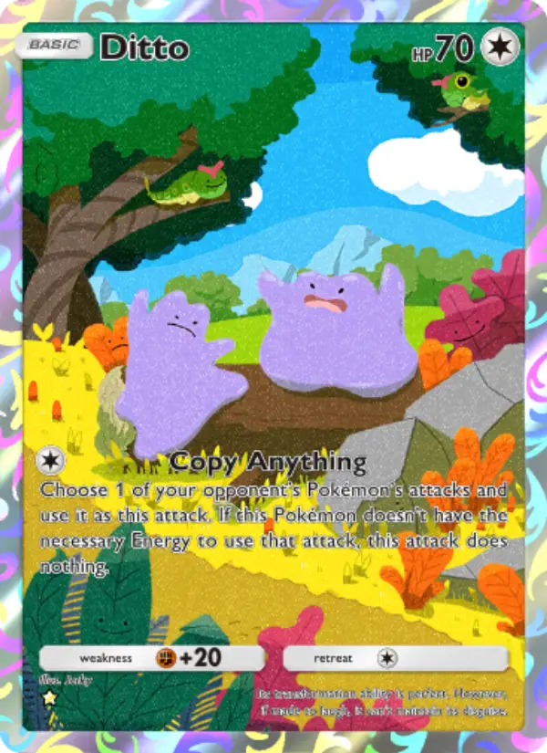 Ditto Secret Rare rarity Genetic Apex Pokémon card price