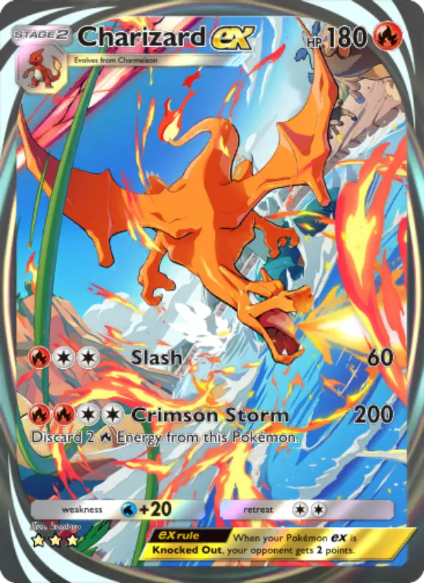 Charizard ex Secret Rare rarity Genetic Apex Pokémon card price