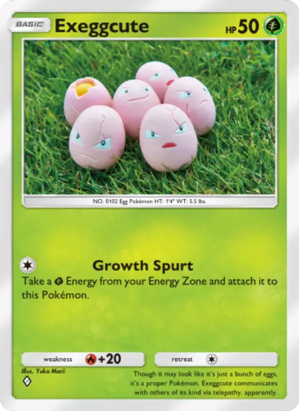 Exeggcute Rare rarity Mythical Island Pokémon card price