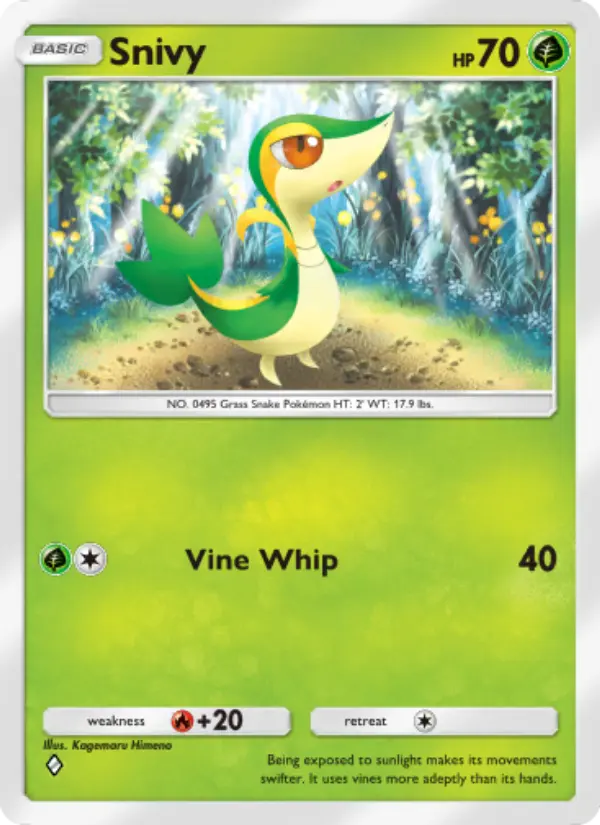 Snivy Rare rarity Mythical Island Pokémon card price