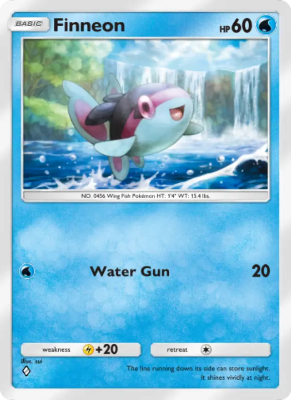 Finneon Rare rarity Mythical Island Pokémon card price