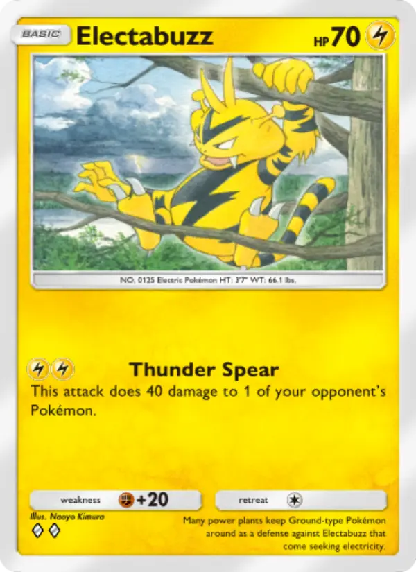 Electabuzz Rare rarity Mythical Island Pokémon card price
