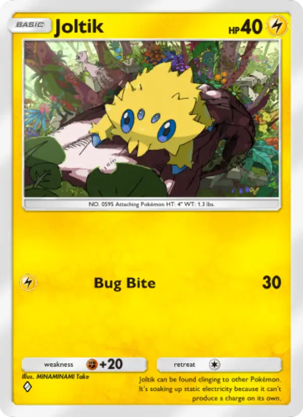 Joltik Rare rarity Mythical Island Pokémon card price