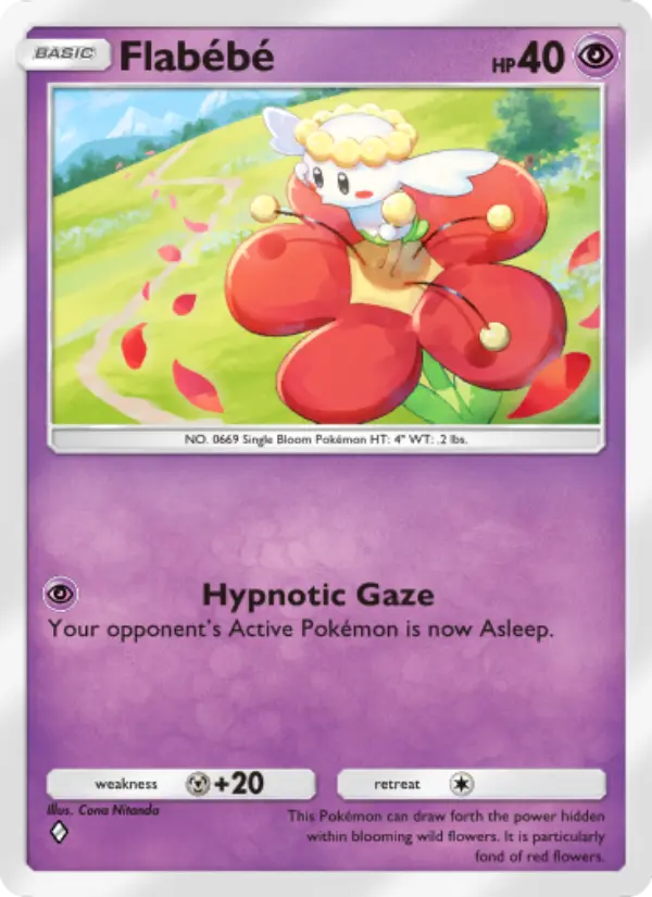 Flabébé Rare rarity Mythical Island Pokémon card price