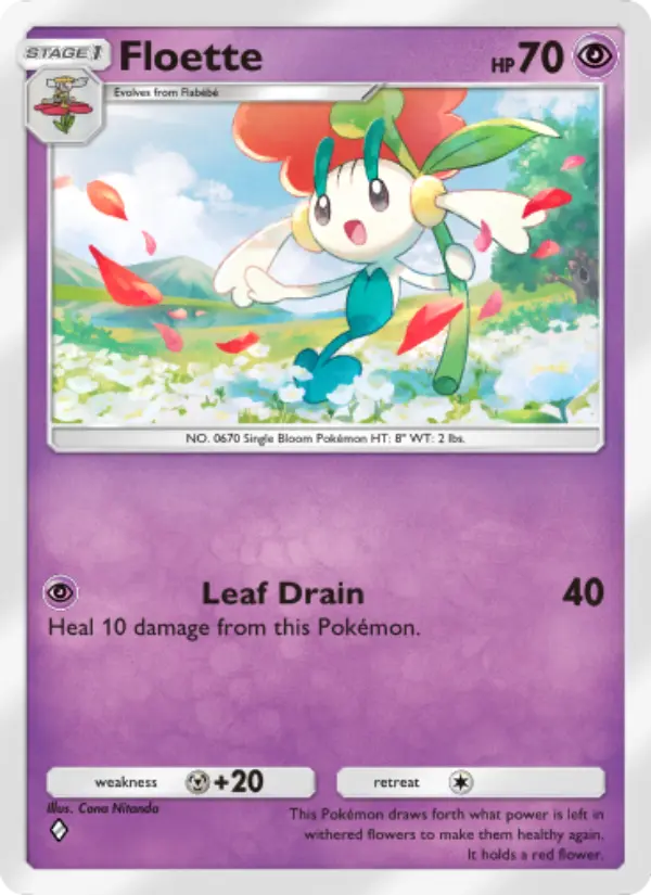 Floette Rare rarity Mythical Island Pokémon card price
