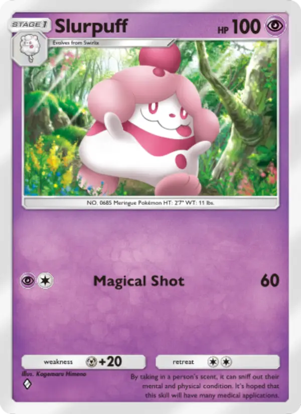 Slurpuff Rare rarity Mythical Island Pokémon card price