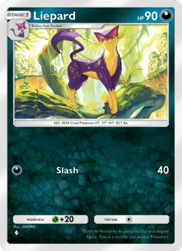 Liepard Rare rarity Mythical Island Pokémon card price