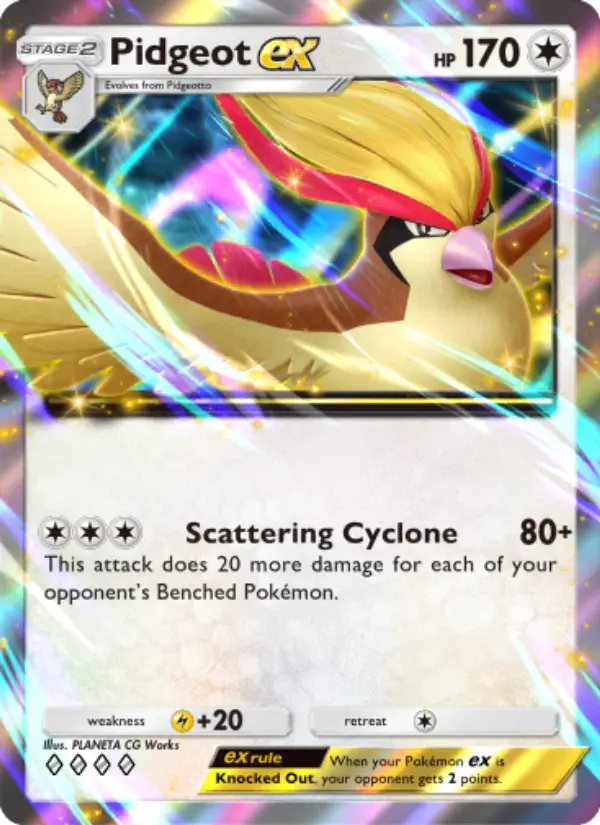 Pidgeot ex Rare rarity Mythical Island Pokémon card price