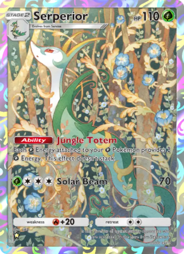 Serperior Secret Rare rarity Mythical Island Pokémon card price