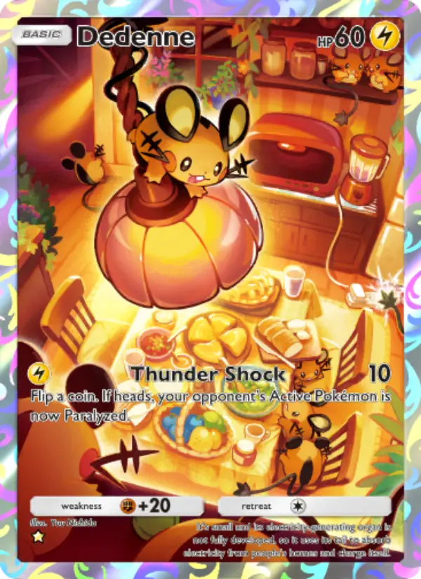 Dedenne Secret Rare rarity Mythical Island Pokémon card price