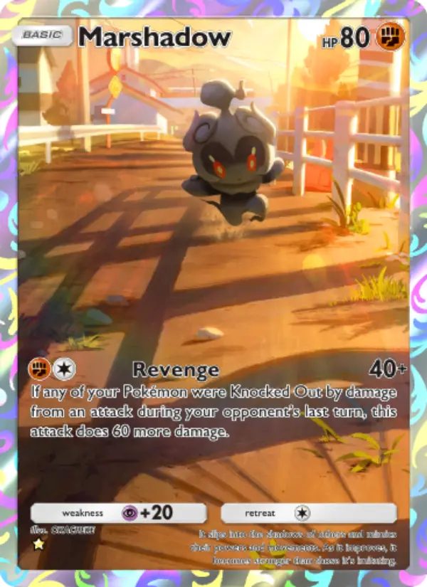 Marshadow Secret Rare rarity Mythical Island Pokémon card price