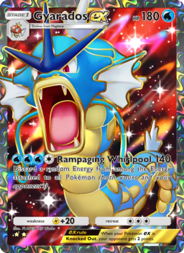 Gyarados ex Secret Rare rarity Mythical Island Pokémon card price