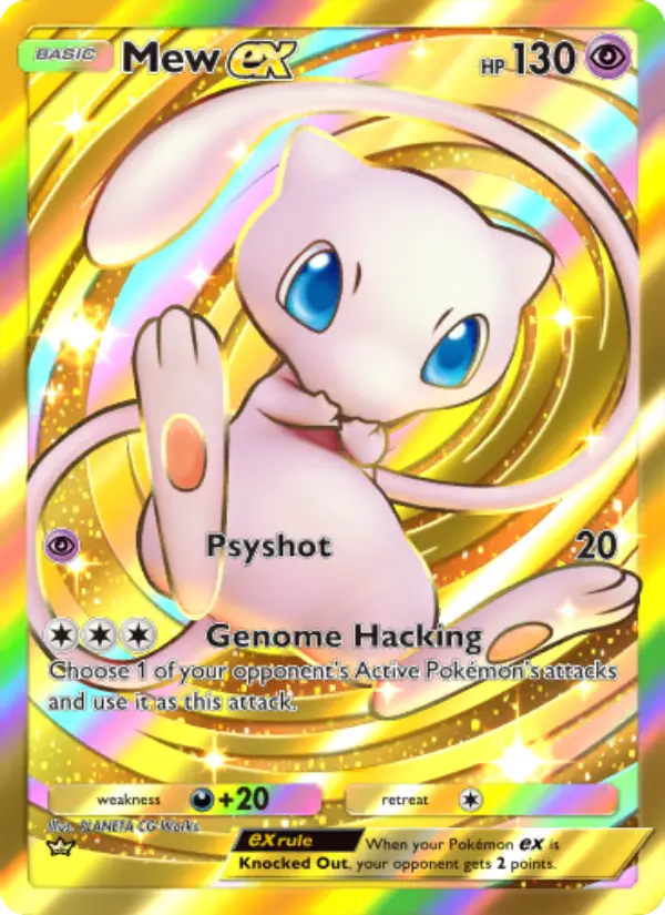 Mew ex Secret Rare rarity Mythical Island Pokémon card price