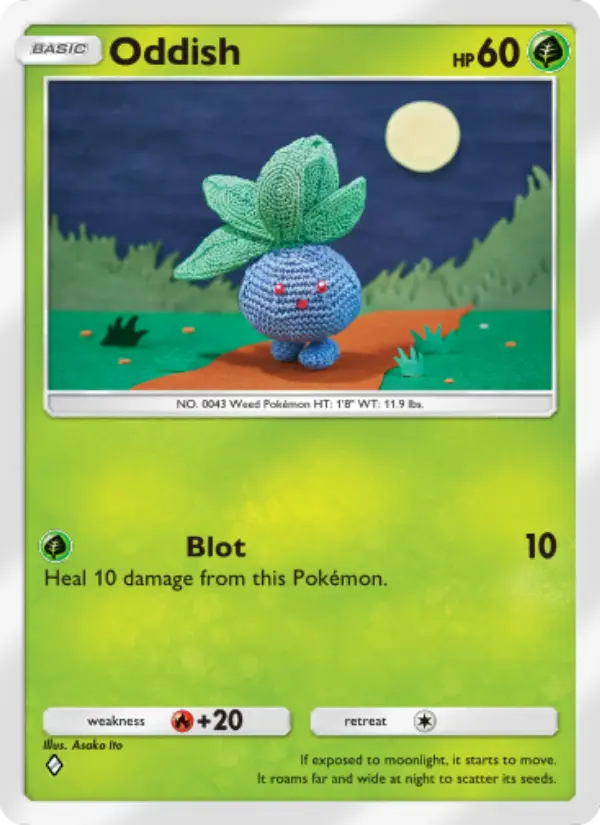 Oddish Rare rarity Space-Time Smackdown Pokémon card price